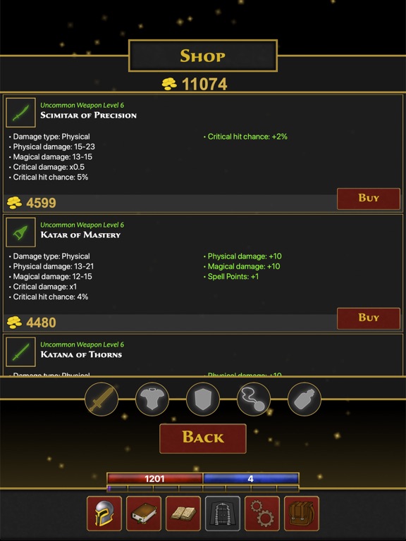 Capturas de tela do Dungeon Adventure: Epic Ed. iPad 