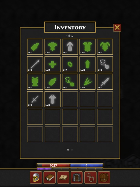Capturas de tela do Dungeon Adventure: Epic Ed. iPad 