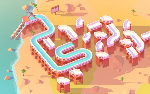 Aquavias – Water Flow Puzzle应用截图