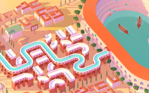 Aquavias – Water Flow Puzzle应用截图