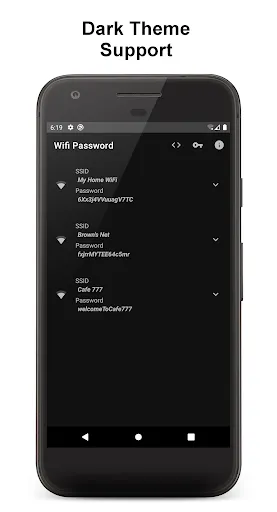 Captures d'écran de Wifi Password [Root]