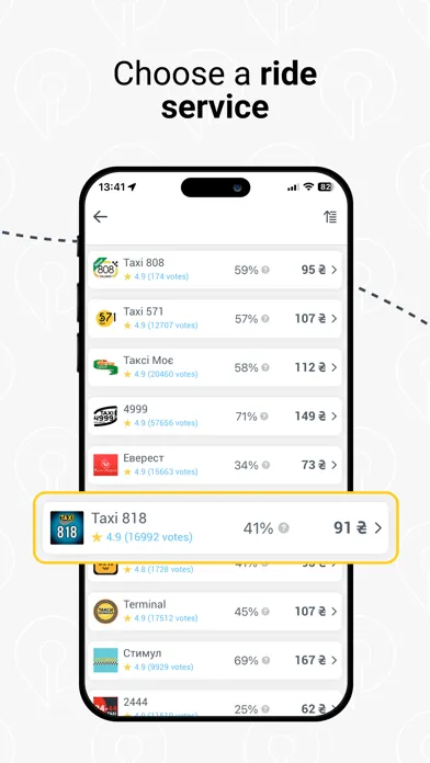 Taximer: compare taxi prices应用截图