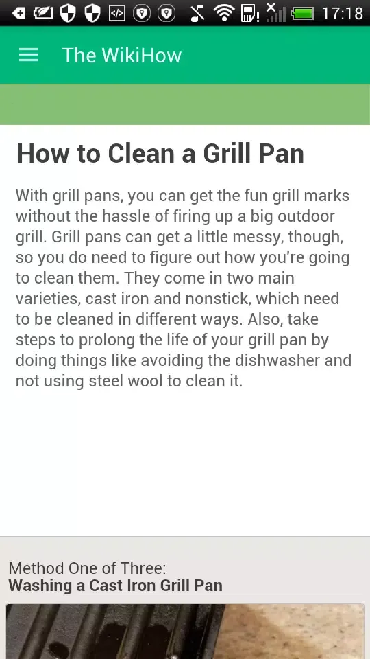 Screenshot di The WikiHow Lite