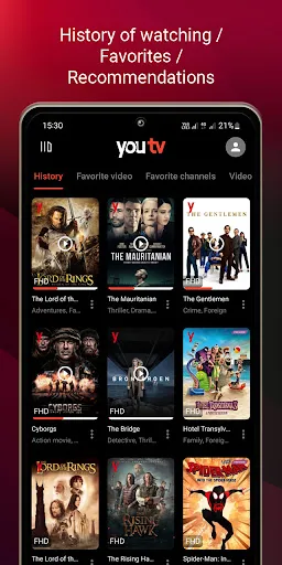 youtv – 400+ channels & movies Screenshots