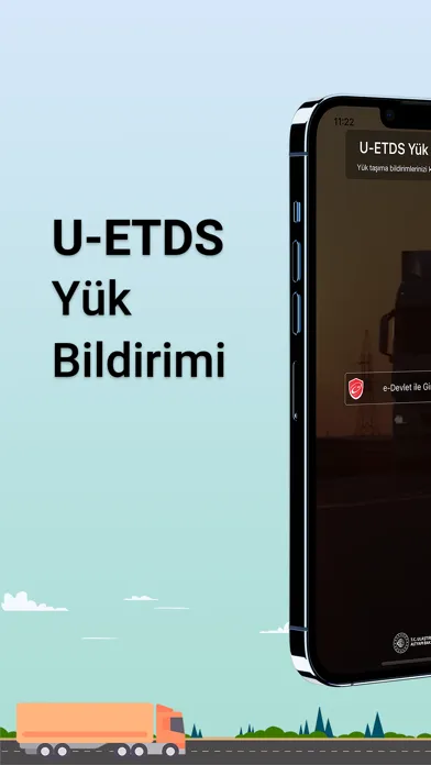 Screenshot di UETDS Yük Bildirimi