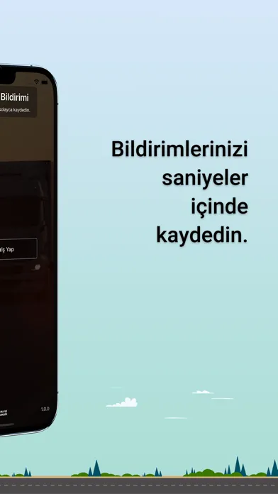 Screenshot di UETDS Yük Bildirimi