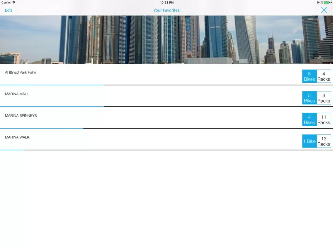 Captures d'écran de Dubai Bike Finder iPad 