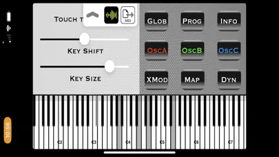 Tangkapan layar Uber Synth