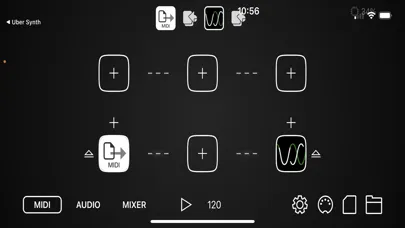 Tangkapan layar Uber Synth