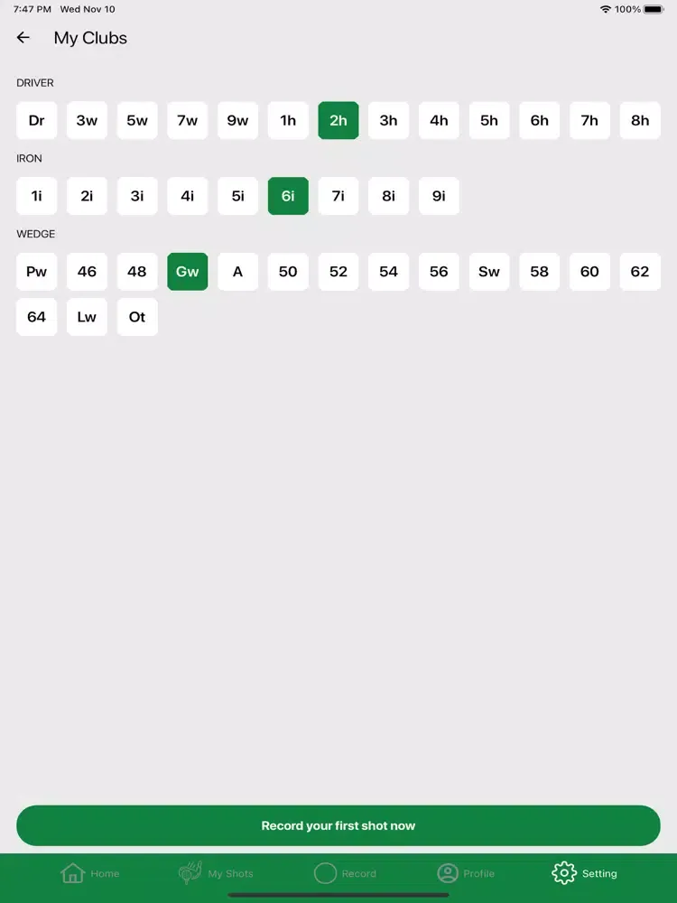 Launch Monitor App iPad 應用截圖