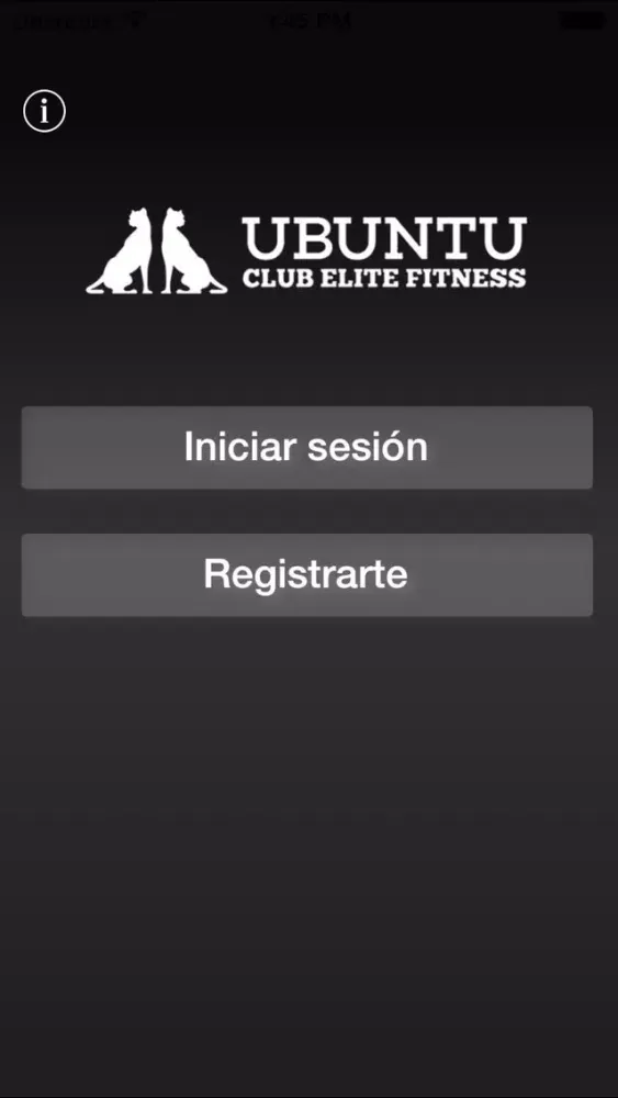 Tangkapan layar Ubuntu Club Elite Fitness