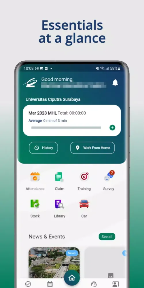 Ciputra Information System Screenshots