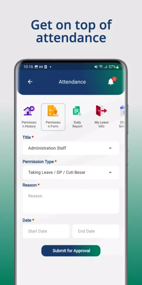 Ciputra Information System Screenshots