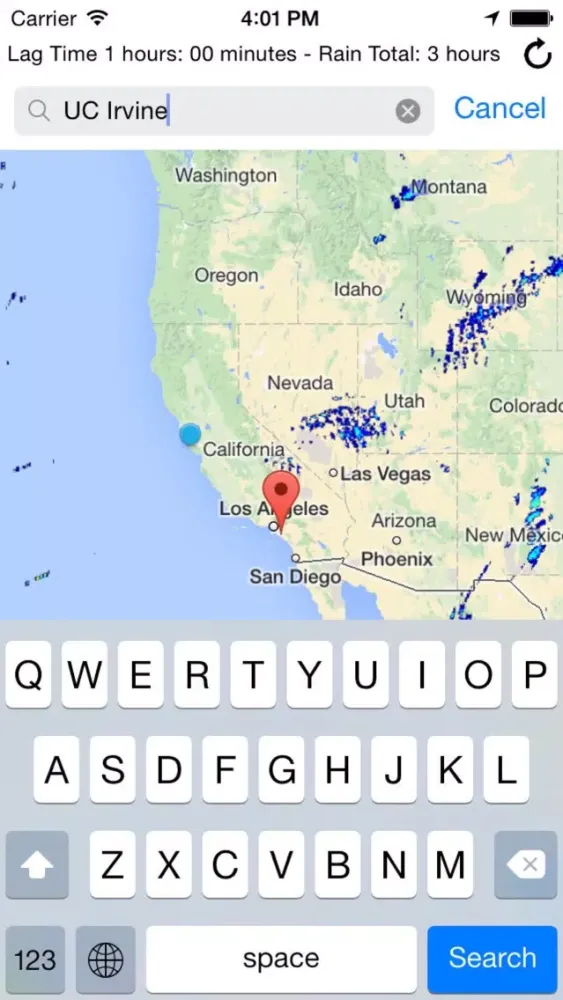 Zrzuty ekranu RainMapper