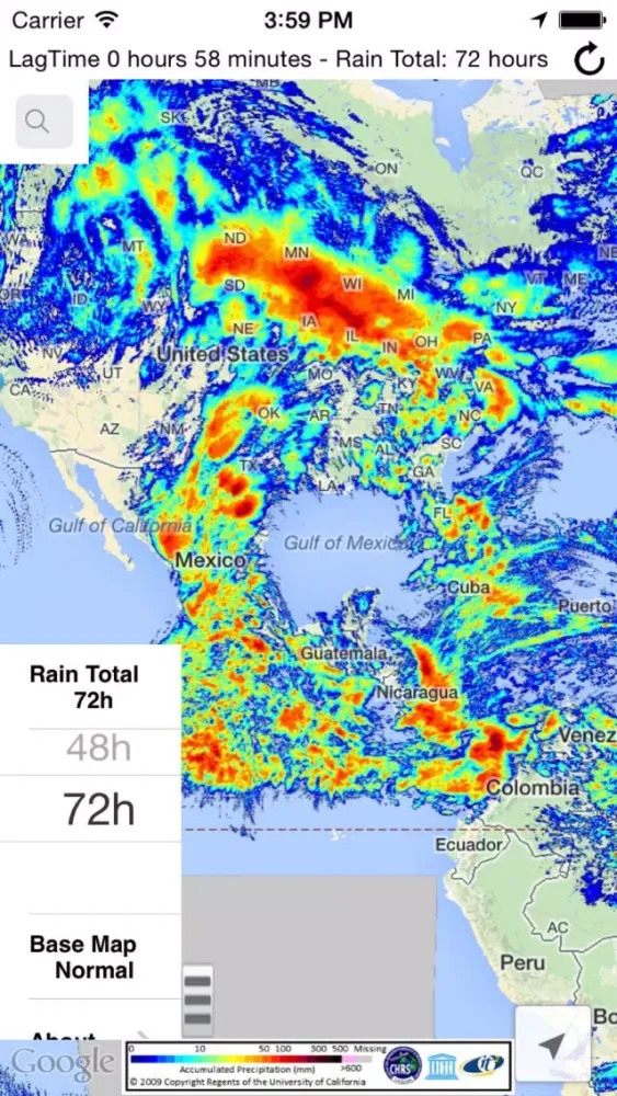 Zrzuty ekranu RainMapper
