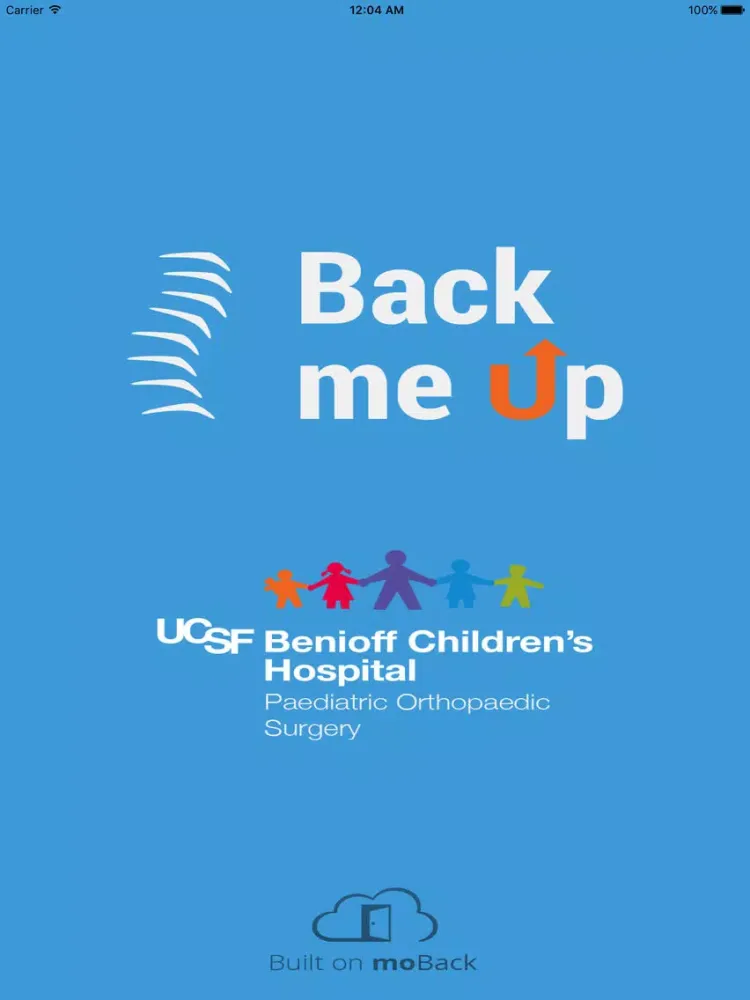 UCSF’s BackMeUp iPad 应用截图