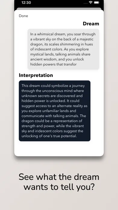 Ảnh chụp màn hình của DreamAI: Dream Interpreter AI