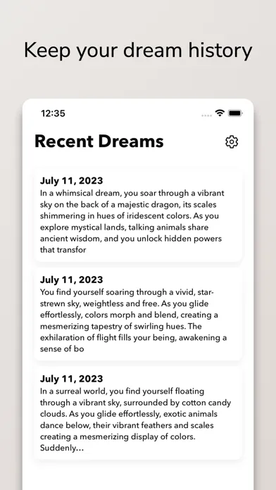 Ảnh chụp màn hình của DreamAI: Dream Interpreter AI
