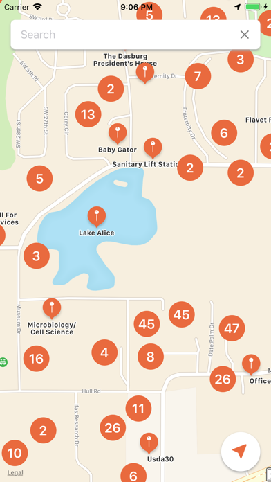 UF Campus Maps स्क्रीनशॉट