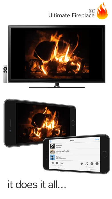 Скриншоты Ultimate Fireplace HD for Apple TV