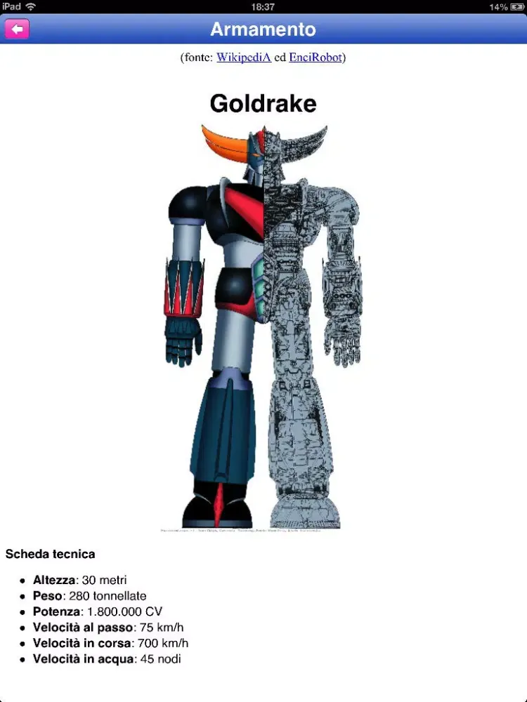 Robot Anime iPad  스크린샷