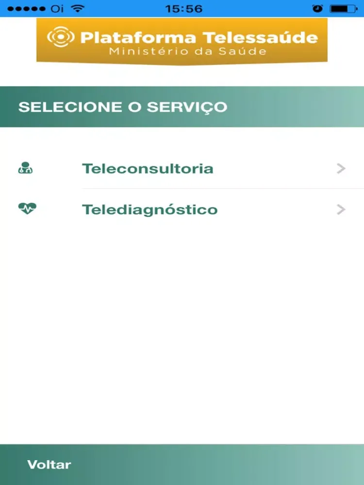 Zrzuty ekranu Plataforma Telessaúde iPad 