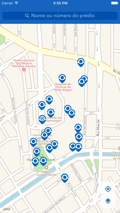 Скриншоты UFRGS Mapas