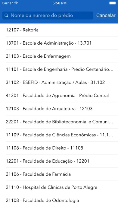 Скриншоты UFRGS Mapas