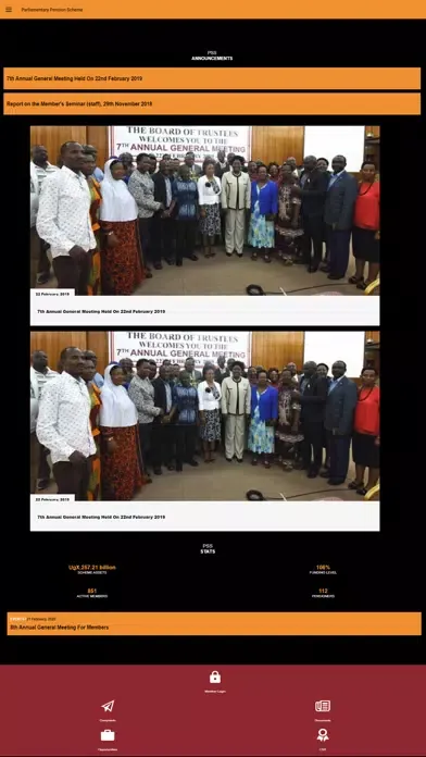 Parliamentary Pension Scheme Screenshots