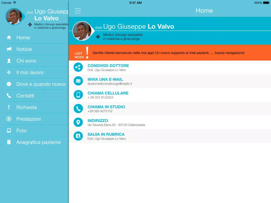 Dr Ugo Lo Valvo • OB Doctor iPad 应用截图