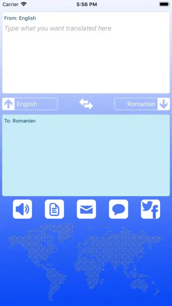 Tangkapan layar Translator any words
