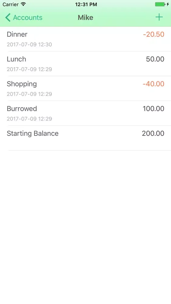 ภาพหน้าจอของ Money Bag - Finance Manager