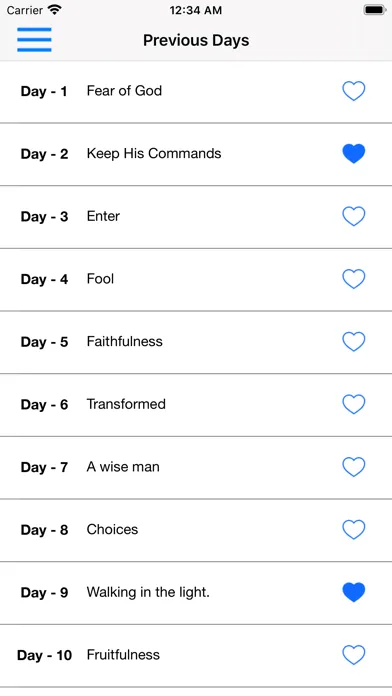 Daily Reflections سکرین شاٹس