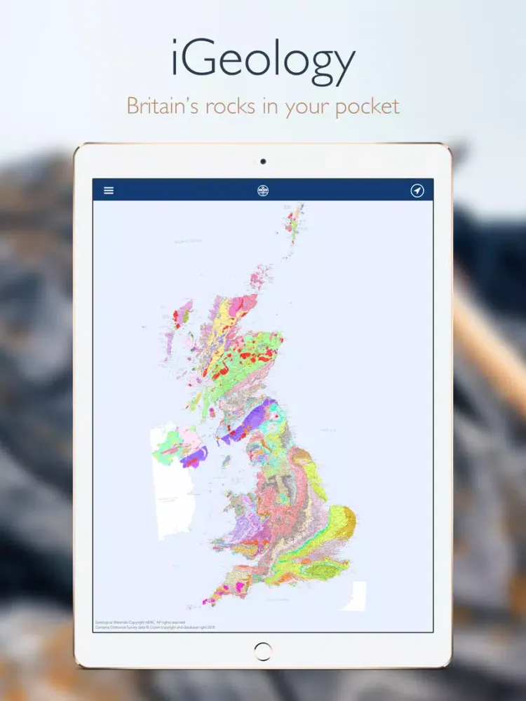 iGeology iPad  Screenshots