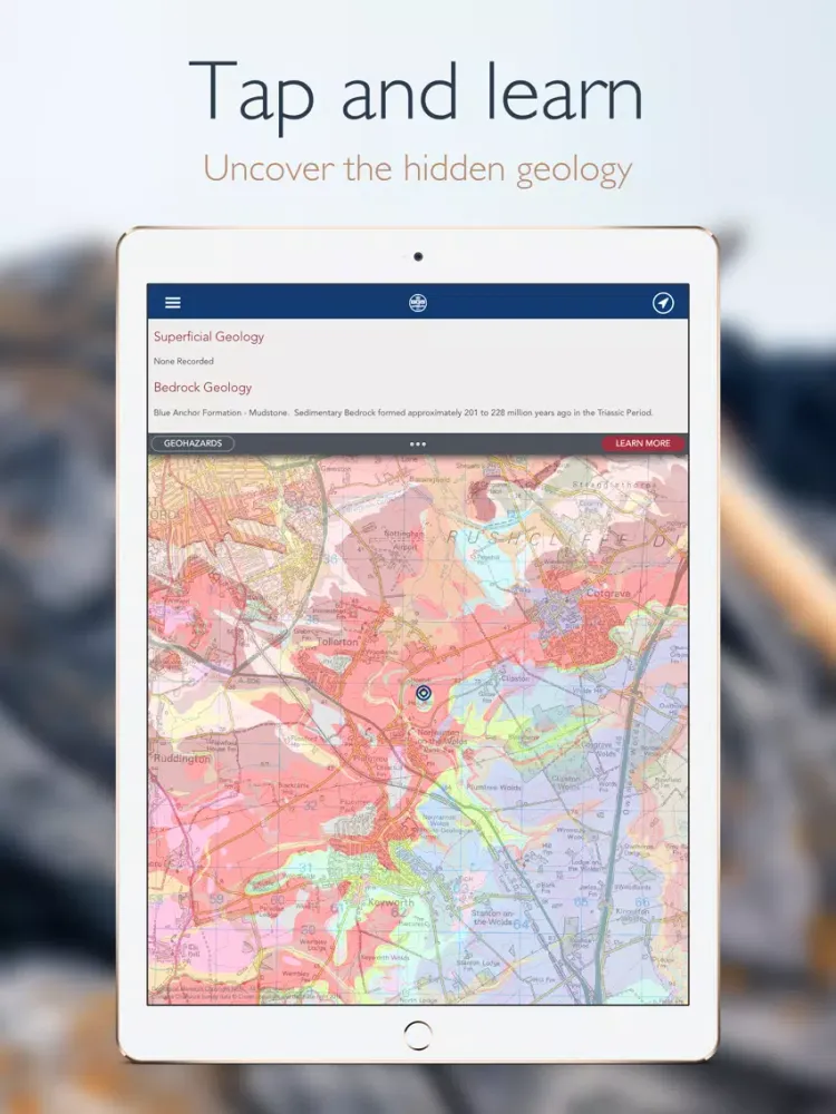 iGeology iPad  Screenshots