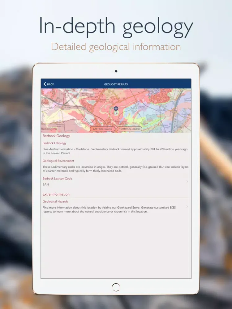 iGeology iPad  Screenshots