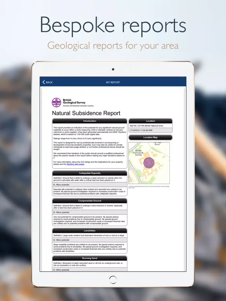 iGeology iPad  Screenshots