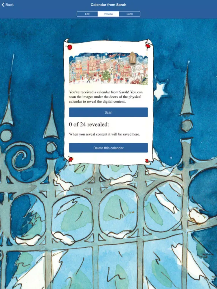Tangkapan layar Christmas with Artcodes iPad 