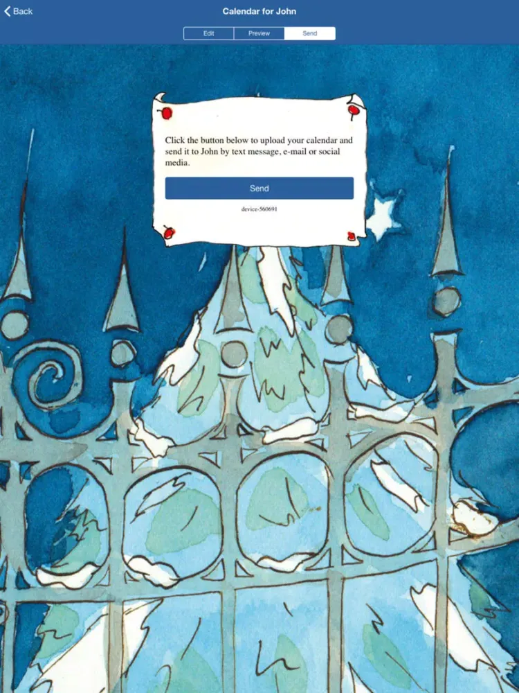 Tangkapan layar Christmas with Artcodes iPad 