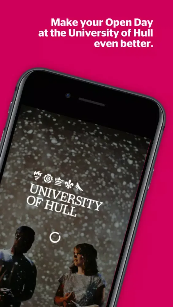 Tangkapan skrin University of Hull Open Days