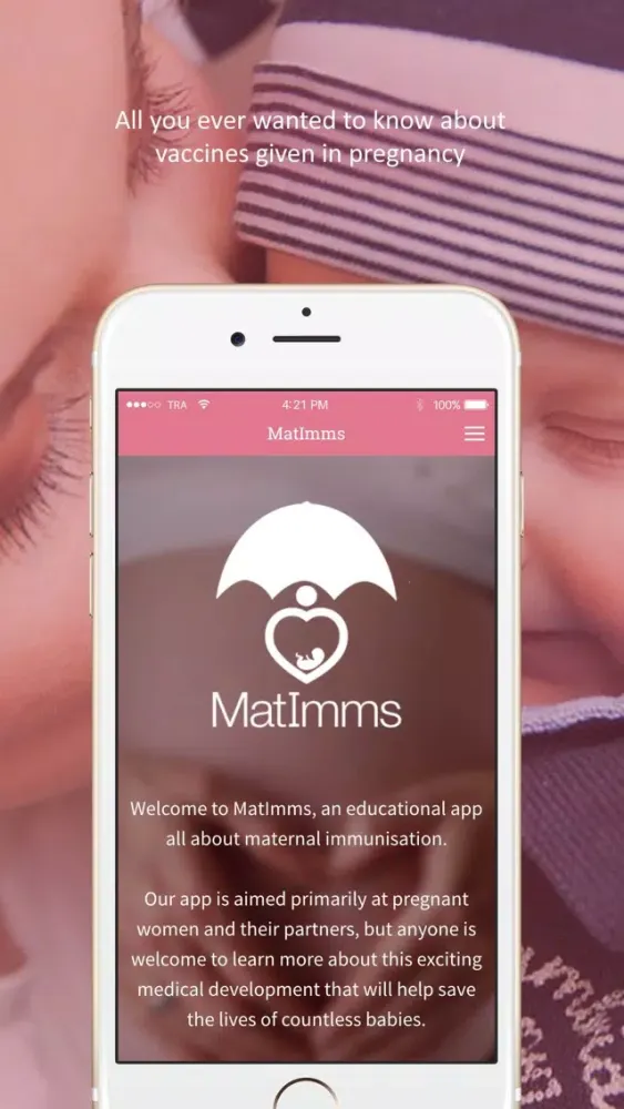 Vaccines in Pregnancy: MatImms 스크린샷