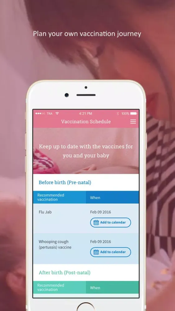 Vaccines in Pregnancy: MatImms 스크린샷