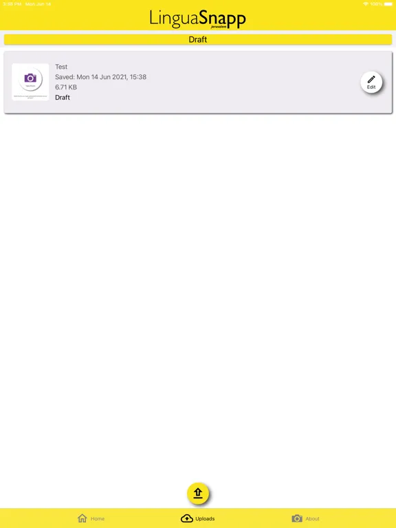 Zrzuty ekranu LinguaSnapp Jerusalem iPad 