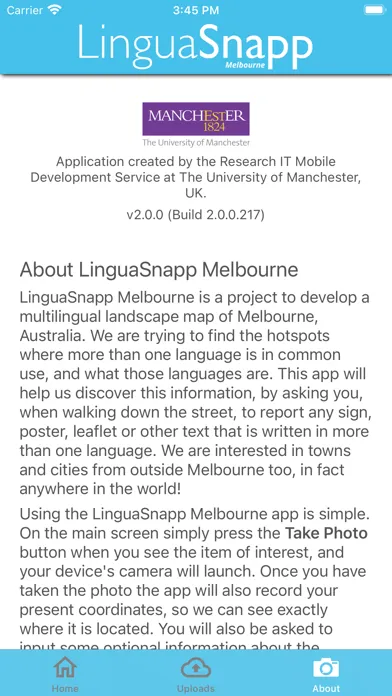 Capturas de tela do LinguaSnapp Melbourne