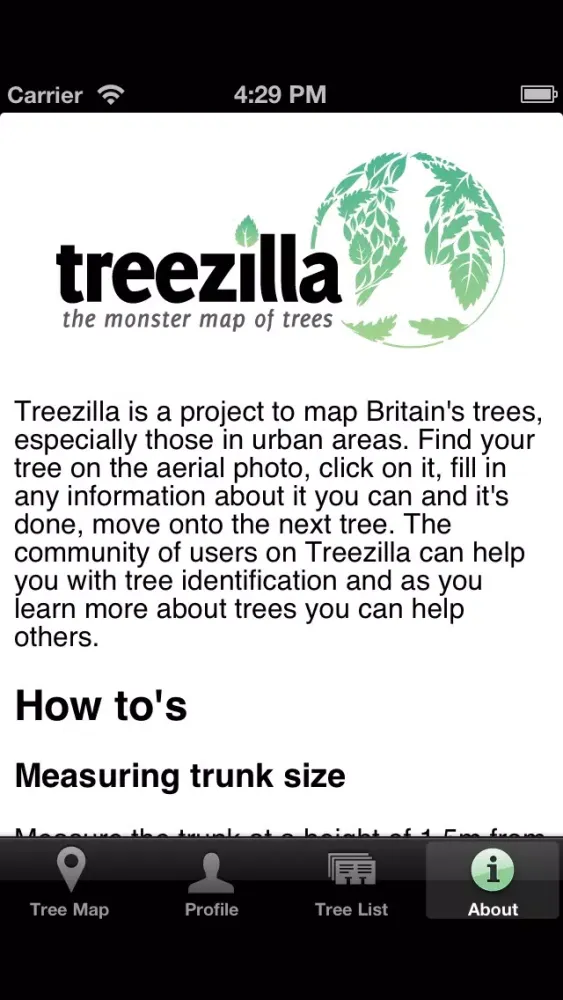 treezilla 스크린샷