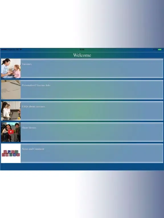 Vaccine Knowledge iPad  Screenshots