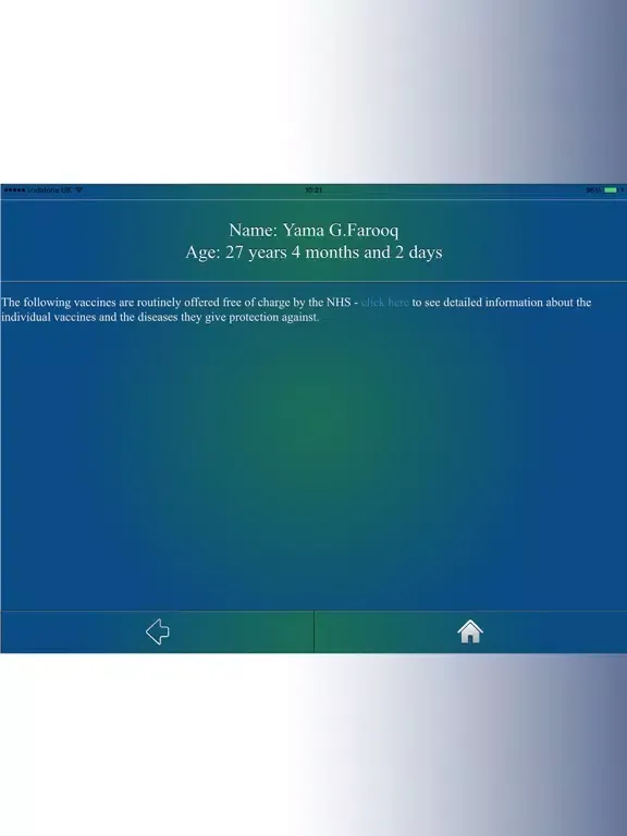 Vaccine Knowledge iPad  Screenshots