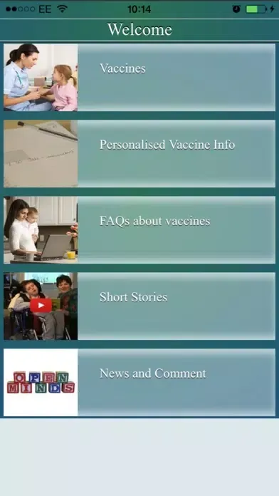 Vaccine Knowledge Screenshots