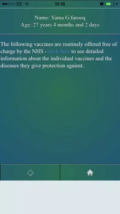 Vaccine Knowledge Screenshots