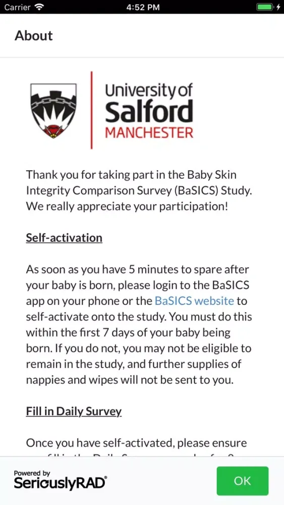 Captures d'écran de Salford BaSICS